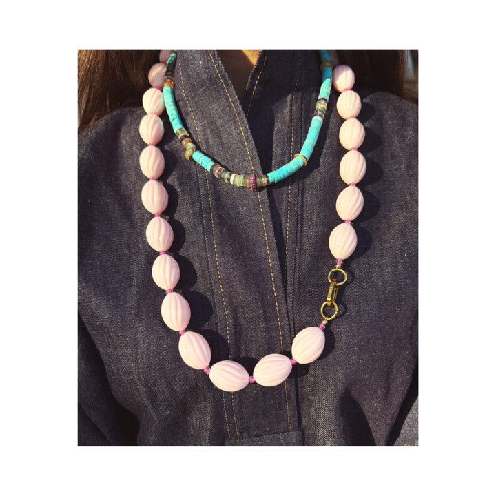 Vintage Cherry Blossom Necklace