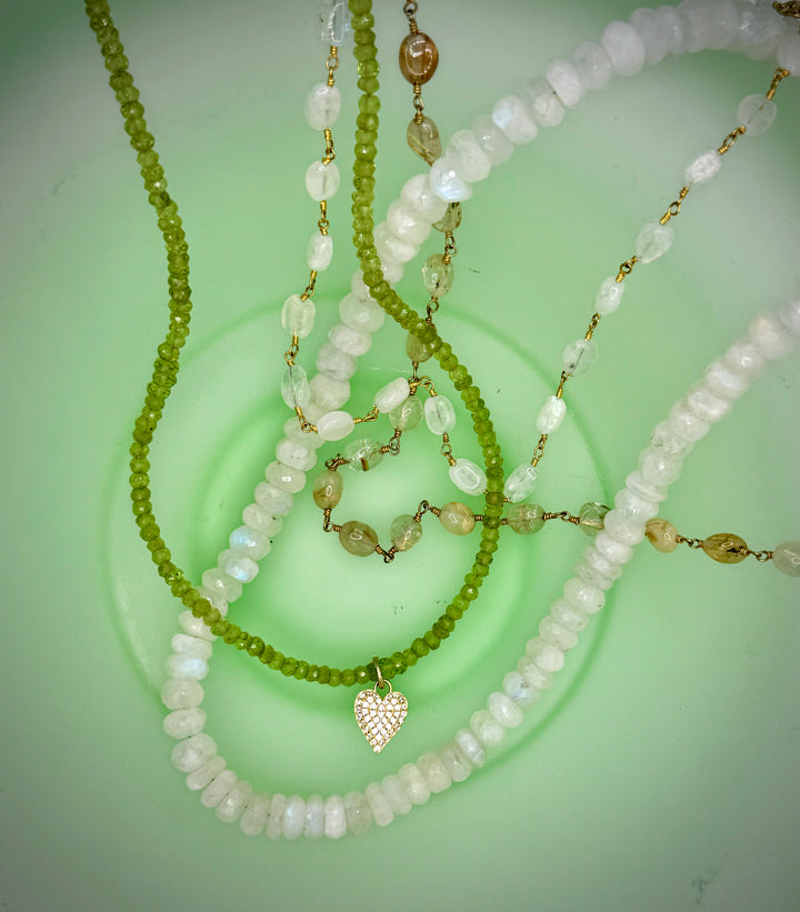 Crystal White Quartz Necklace