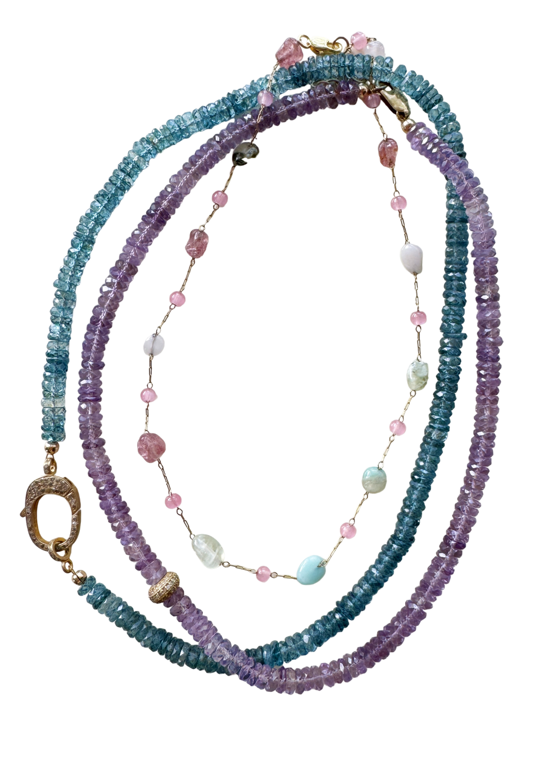 Spring Mixed Stone Rosary